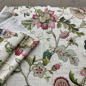 P Kaufmann Brissac Linen Jewel | Medium/Heavyweight Linen Fabric | Home Decor Fabric | 54" Wide