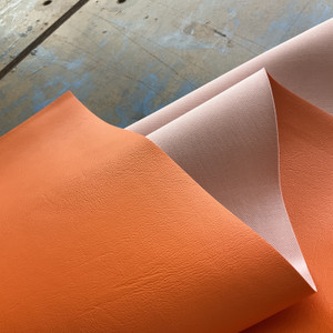 Vinyl Orange | Very Heavyweight Vinyl Fabric | Home Decor Fabric | 54" Wide