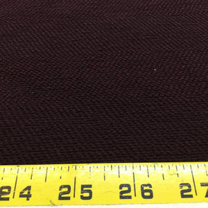 4.25 Yard Piece of Dark Plum Herringbone Twill Upholstery Fabric | 54" wide | By the Yard
