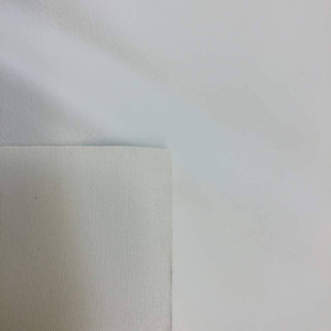 0.9 Yard Piece of Ivory Off White Faux Leather Vinyl Upholstery Fabric | 54 Wide | By the Yard