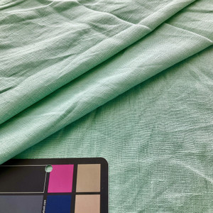 Seafoam Blue/Green | Medium Weight Linen Fabric | Home Decor Fabric | 54" Wide 