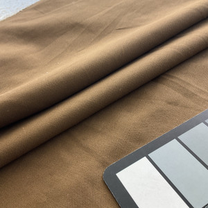 10 Oz Brown Brushed Bull Denim Twill Fabric | 100% Cotton | 54" Wide | By The Yard