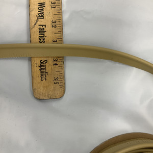 SEAQUEST Biscuit / Tan Welt | Marine Vinyl Upholstery Trim | PSQ-101 |  5/8" wide | 5/32" cord | By the Yard 1004