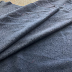 Navy Blue Sweatshirt Fleece | Apparel Fabric