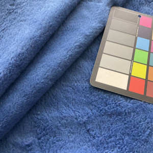 Blue Double-Sided Faux Fur Fabric | 60" Wide | Costumes, Stuffed Animals, Apparel | By the Yard