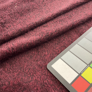 Burgundy and Black Fleece | By the Yard