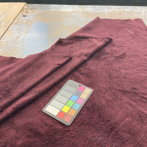 Burgundy and Black Fleece | By the Yard