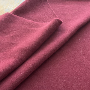 Burgundy Red Fleece | By the Yard