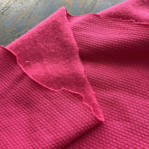 Textured Fleece-Backed Knit | 60" Wide | By the Yard | Apparel