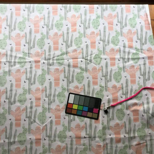 3.5 Yard Piece of Premier Prints Cactus Themed Fabric in Pink and Green | 54 Wide | By the Yard