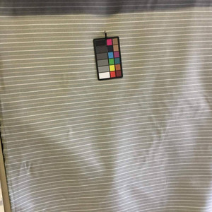 2.33 Yard Piece of Light Blue-Green Herringbone Pinstripe Upholstery Fabric | Extra Heavy Weight