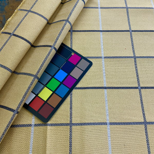 4.75 Yard Piece of Richloom Fortress Clear Postage Woven Sunshine | Home Decor Fabric | 54" Wide