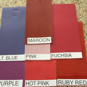 2 Yard Piece of Hot Pink High Gloss Glitter + Sparkle Vinyl Upholstery Fabric By The Yard 54"W