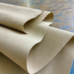 2.5 Yard Piece of Ottertex Solution-Dyed Acrylic Waterproof Canvas Khaki | Medium/Heavyweight Canvas, Outdoor Fabric | Home Decor Fabric | 58" Wide
