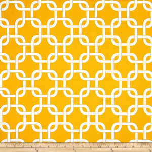 4 Yard Piece of Premier Prints Indoor/Outdoor Gotcha Yellow | Home Decor Fabric | 54" Wide