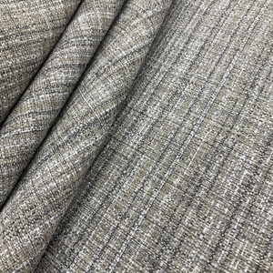 Slub Weave Fabric in Grey, Tan, White | Upholstery Fabric | 54" Wide | By the Yard