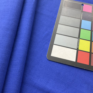 Royal Blue Solid Matte  Power stretch Jersey Knit Tube Fabric |  Circular | Clothing and Apparel | Medium weight | 62 " circumference | Sold by the Yard