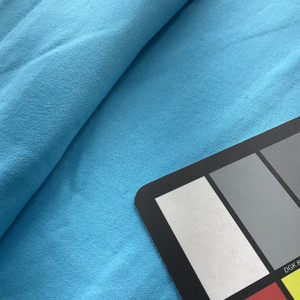 Aqua Solid Matte Jersey Knit Tube Fabric |  Circular | Clothing and Apparel | Lightweight | 60 " circumference | Sold by the Yard