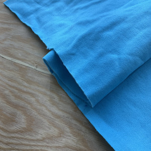 Aqua Solid Matte Jersey Knit Tube Fabric |  Circular | Clothing and Apparel | Lightweight | 60 " circumference | Sold by the Yard