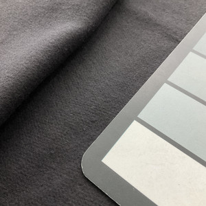 Black Matte Solid Fleece Back Sweatshirt Tube Knit Fabric |  Circular Tube Clothing and Apparel |  Medium weight | 72 " circumference | Sold by linear Yard