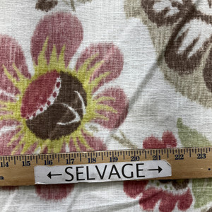 Lily Of The Valley in Rose | Home Decor Fabric | Pink Green Floral | Braemore Textiles | 54" Wide | By The Yard