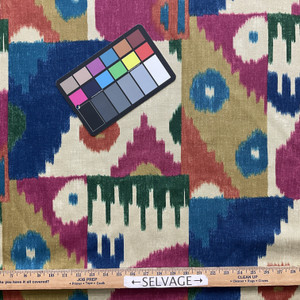 Marmaris in Confetti | Home Decor Fabric | Multicolor Abstract Geometric | P/Kaufmann | Medium Weight | 54" Wide | By The Yard