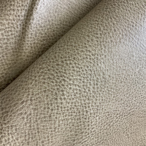 Covington in Rawhide Lt .Tan | Faux Leather Upholstery Fabric | Light Pebbled Grain | Vinyl | Heavy Weight / Durable | 54" Wide | By the Yard
