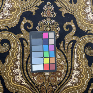Pashmina in Java | Home Decor Fabric | Large Scale Paisley in Black / Brown | Braemore | Medium Weight | 54" Wide | By the Yard