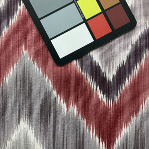 Tribal Find in Wine | Home Decor Fabric | Chevron in Pink and Purples | Drapery | Braemore | 54" Wide | By The Yard