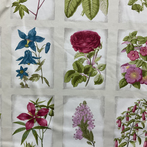 Realistic Study in Blush | Home Decor Fabric | Pink Green White Floral | Kaufmann | 54" Wide | By the Yard