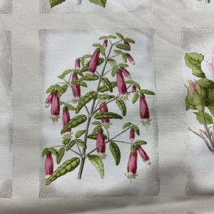 Realistic Study in Blush | Home Decor Fabric | Pink Green White Floral | Kaufmann | 54" Wide | By the Yard