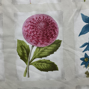 Realistic Study in Blush | Home Decor Fabric | Pink Green White Floral | Kaufmann | 54" Wide | By the Yard