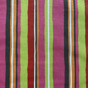 Albery in Marzipan | Home Decor Fabric | Pink Green Red Grey Stripes | Medium Weight | Braemore | 54" Wide | By the Yard