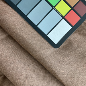 Shane in Cafe | Drapery / Apparel Fabric | Linen Blend in Brown | Lightweight | 54" Wide | By the Yard