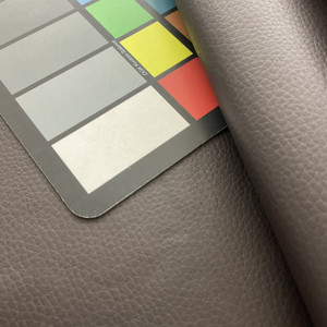 Heather Moment in Mocha Brown | Faux Leather Upholstery Fabric | Light Pebbled Grain | Felt-Backed Vinyl | Heavy Weight / Durable | 54" Wide | By the Yard