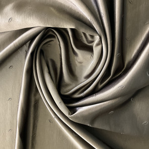 Leaf in Brown | Drapery Fabric | Tiny Leaves in Solid Dark Brown | Lightweight | 54" Wide | By the Yard