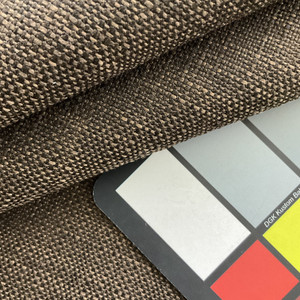 Dark Brown Solid Slub Weave | Upholstery Fabric | Heavyweight | Durable | 54" Wide | By the Yard