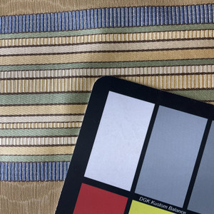 Birkhale in Desert Beach | Lightweight Upholstery / Drapery Fabric | Stripes in Tan / Blue / Yellow | Medium Weight | 54" Wide | By the Yard