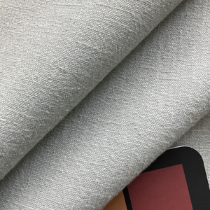 Marmont in Canyon | Upholstery / Slipcover Fabric | Washed Linen-like in Solid Mint Blue  | Medium Weight | 54" Wide | By the Yard