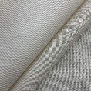 Spin Natural White Denim  | Upholstery / Slipcover Fabric | Twill Canvas | Medium Weight | 54" Wide | By the Yard