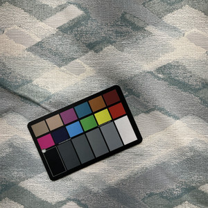 Aqua in Fina | Upholstery Fabric | Blue Offwhite Geometric | Medium Weight | 54" Wide | By The Yard