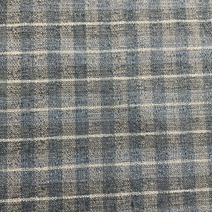 Canon in Indigo | Upholstery Fabric | Slipcover Fabric | Blue Plaid | 54" Wide | By The Yard