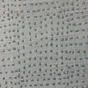 Kaia in Mint | Upholstery Fabric | White Light Blue Dots | Heavy Weight | High Performance | 54" Wide | By The Yard