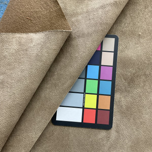 Chaps in Linseed | Upholstery Fabric | Faux Suede in Solid Brown | Heavy Weight | 54" Wide | By the Yard