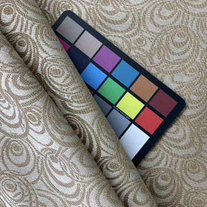 Shores in Golden | Upholstery Fabric | Tossed Elipses in Tan / Beige | Medium Weight | 54" Wide | By the Yard