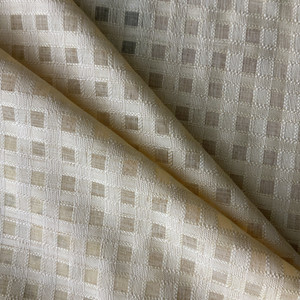 Libra in Harvest | Sheer Drapery Fabric | Check Plaid in Yellow | Very Lightweight | 56" Wide | By the Yard