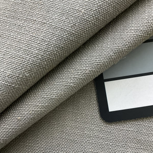 Lambert in Grey | Upholstery / Slipcover Fabric | Slub Weave | Medium Weight | 54" Wide | By the Yard