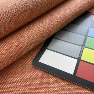 Sherbert in Peach | Upholstery Fabric | Coral Pink and Gold | Medium Weight | 54" Wide | By The Yard (also Sku skndeco0324-5247)