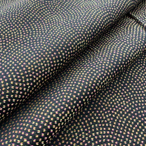 Baguette in Phlox | Upholstery Fabric | Dash Geometric Design in Pink / Orange / Yellow on Dark Brown  | Medium Weight | 54" Wide | By the Yard