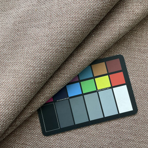 Basketweave in Grey on Orange | Upholstery Fabric | Commercial Grade / Heavyweight | 54" Wide | By the Yard